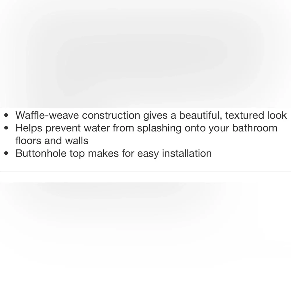 Shower Curtain Waffle Weave - Room Essentials